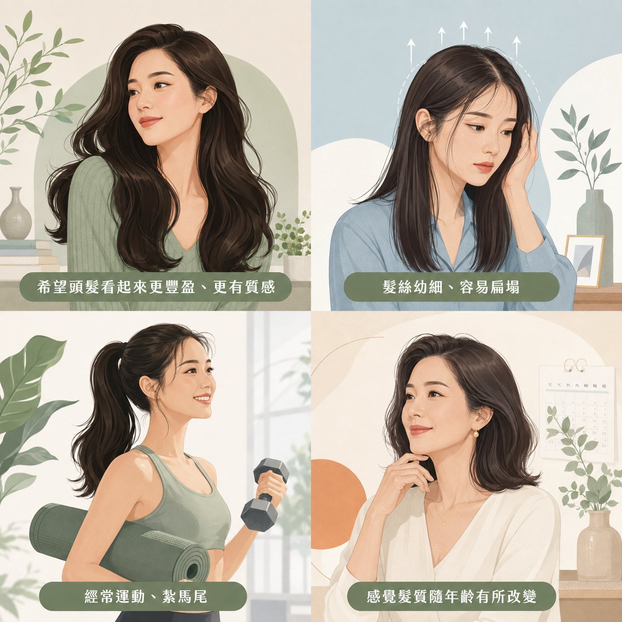 四種適用使用情境插圖